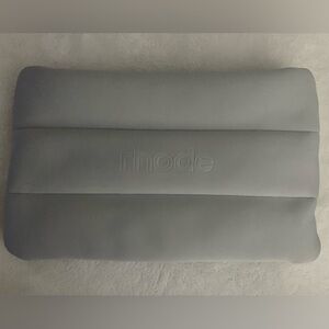 Rhode Bubble Bag Grey Zipper Cosmetic Pouch Makeup Travel Case/Clutch Medium